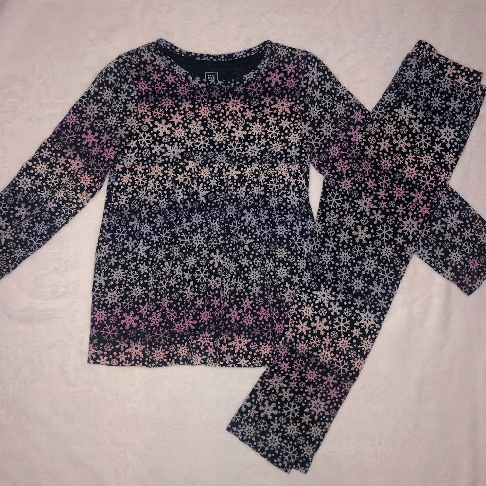 Snowflake set - pastel colors
